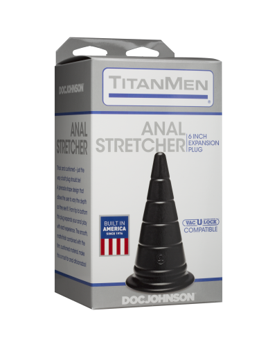 Анальний стимулятор Doc Johnson TitanMen - Anal Stretcher 6 Inch Plug, діаметр 6,6 см - Фото №2