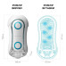 Мастурбатор Tenga Flip Orb — Blue Rush, з можливістю зміни тиску та стимулювальними кульками всереди - Фото №2