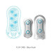 Мастурбатор Tenga Flip Orb — Blue Rush, з можливістю зміни тиску та стимулювальними кульками всереди - Фото №4