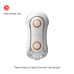 Мастурбатор Tenga Flip Orb — Orange Crash, с изменяемым сжатием, со стимулирующими шариками внутри - Фото №3