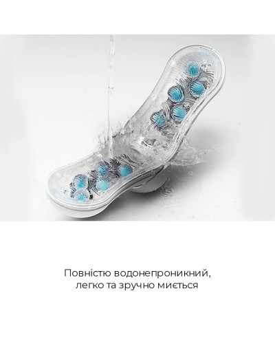 Мастурбатор Tenga Flip Orb — Orange Crash, с изменяемым сжатием, со стимулирующими шариками внутри - Фото №6