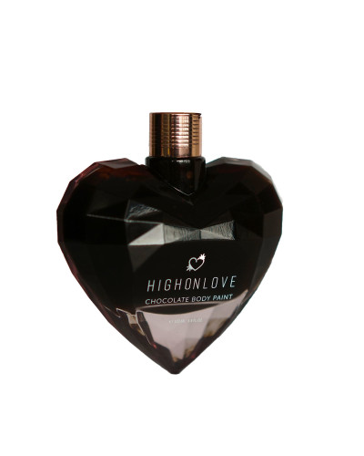 Премиум краска для тела HighOnLove Chocolate Body Paint (100 мл) с какао, кофеином, маслом каннабиса - Фото №2