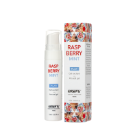 Стимулювальний гель EXSENS Kissable Raspberry Mint 15мл можна для поцілунків, охолоджувальний