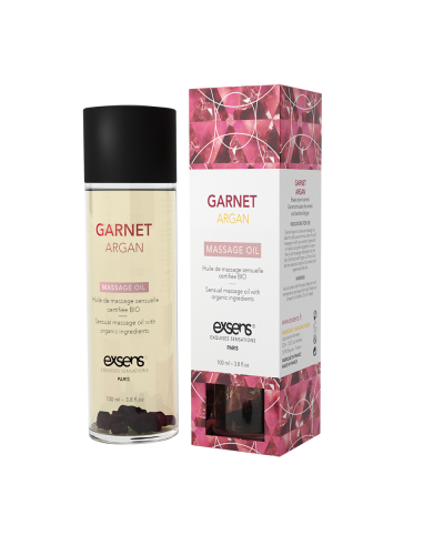 Массажное масло EXSENS Garnet Argan (чувственное с гранатом) 100мл, натуральное - Фото №1