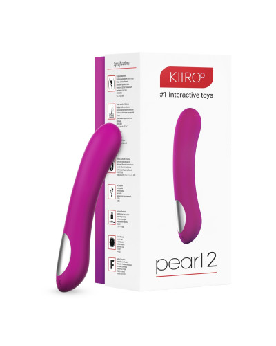 Інтерактивний вібростимулятор точки G Kiiroo Pearl 2 Purple - Фото №1