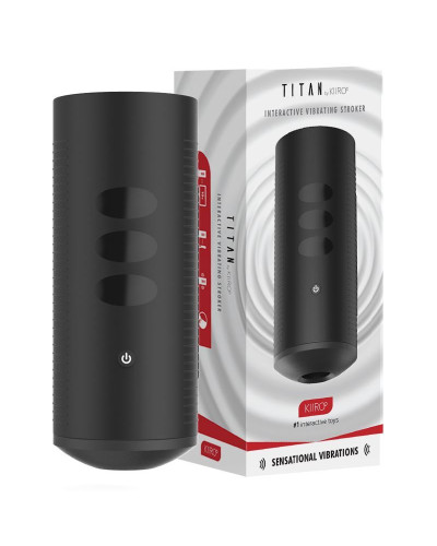 Інтерактивний мастурбатор Kiiroo Titan, 9 вібромоторів, теледільдоніка - Фото №1