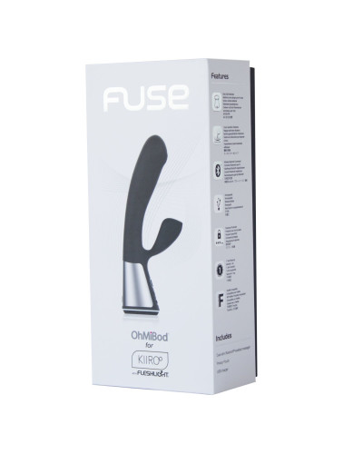 Интерактивный вибратор-кролик Ohmibod Fuse for Kiiroo Black - Фото №2
