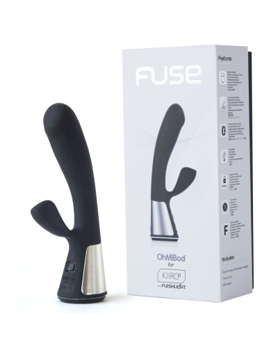 Интерактивный вибратор-кролик Ohmibod Fuse for Kiiroo Black - Фото №3
