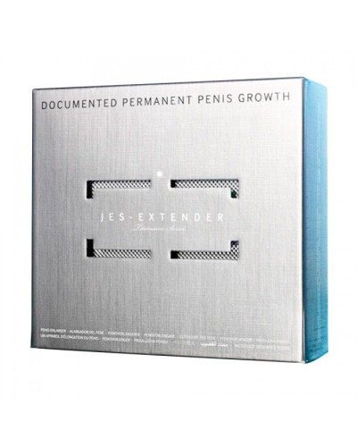 Екстендер для збільшення члена Jes-Extender Titanium, ремінцевий, алюмінієвий кейс - Фото №3