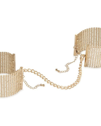 Наручники Bijoux Indiscrets Desir Metallique Handcuffs - Gold, металеві, стильні браслети - Фото №2