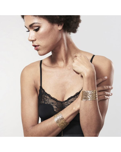 Наручники Bijoux Indiscrets Desir Metallique Handcuffs - Gold, металеві, стильні браслети - Фото №8