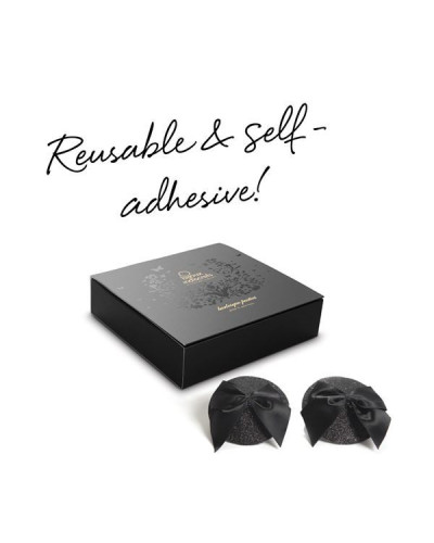 Пэстис Bijoux Indiscrets Burlesque pasties GLITTER and BOW - Фото №5