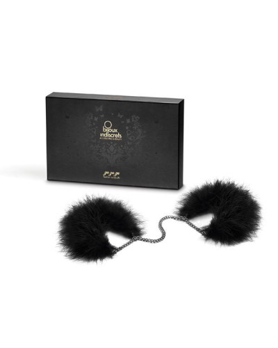Пухнасті наручники Bijoux Indiscrets Za za zu - feahter handcuffs, пір'яні, подарункова упаковка - Фото №4