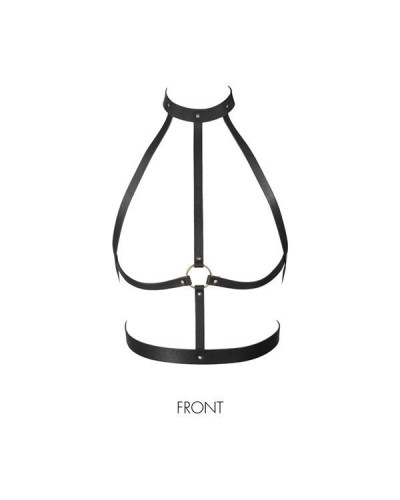 Портупея Bijoux Indiscrets MAZE — H Harness Black - Фото №1