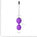 Вагінальні кульки з вібрацією Adrien Lastic Kegel Vibe Purple, діаметр 3,7 см - Фото №2