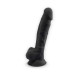Фалоімітатор SilexD Johnny Black (MODEL 1 size 7in), двошаровий, силікон + Silexpan, діаметр 3,8см - Фото №3