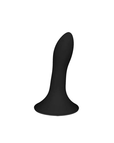 Дилдо с присоской Adrien Lastic Hitsens 5 Black, отлично для страпона, диаметр 2,4см, длина 13см - Фото №1
