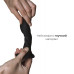 Дилдо с присоской Adrien Lastic Hitsens 5 Black, отлично для страпона, диаметр 2,4см, длина 13см - Фото №3
