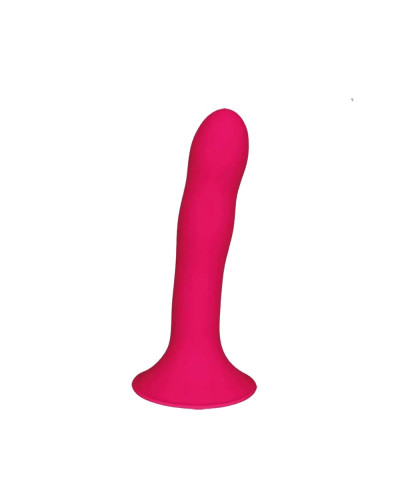 Дилдо з присоскою Adrien Lastic Hitsens 4 Pink, відмінно для страпона, діаметр 3,7см, довжина 17,8см - Фото №1
