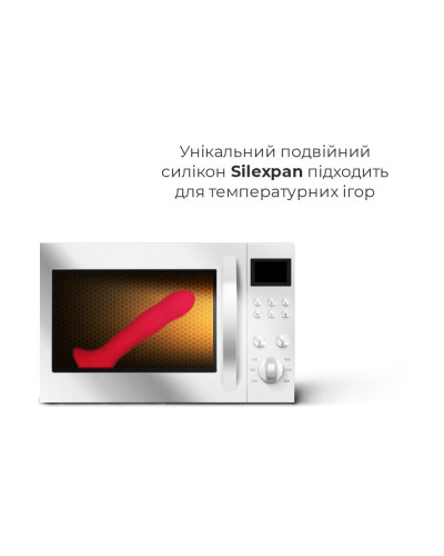 Дилдо з присоскою Adrien Lastic Hitsens 4 Pink, відмінно для страпона, діаметр 3,7см, довжина 17,8см - Фото №4