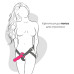Дилдо з присоскою Adrien Lastic Hitsens 4 Pink, відмінно для страпона, діаметр 3,7см, довжина 17,8см - Фото №5