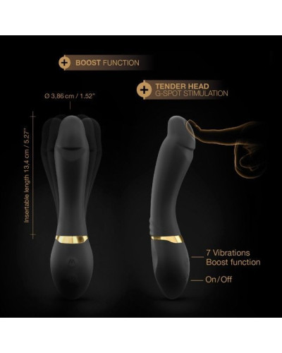 Вібратор Dorcel Tender Spot з гнучким стовбуром і м'яким кінчиком, з турборежимом - Фото №7