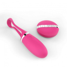 Виброяйцо Dorcel Secret Delight Magenta с пультом ДУ, с турборежимом и голосовым управлением