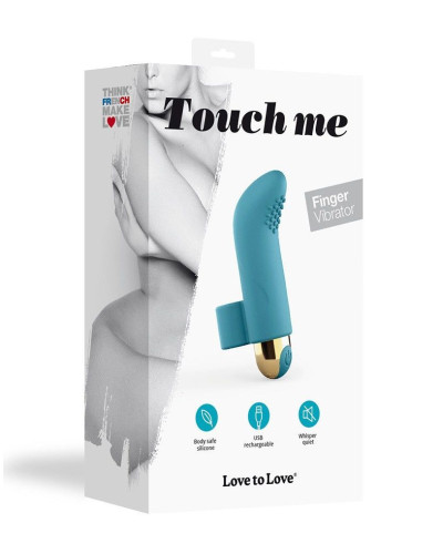 Вібратор на палець Love To Love TOUCH ME PETROLE перезаряджуваний, потужний мотор - Фото №5