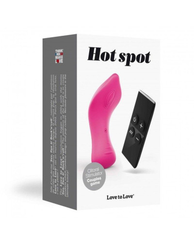 Стимулятор клитора и эрогенных зон Love To Love HOT SPOT с пультом ДУ, можно под одежду, 15 режимов - Фото №4