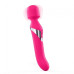 Вибромассажер 2в1 Dorcel Dual Orgasms Magenta классический массажер и вибратор с жемчужным массажем - Фото №2