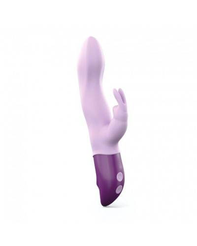 Вібратор-кролик Love To Love Hello Rabbit Violet з гнучким стовбуром і стимуляцією точки G, 2 мотори - Фото №1