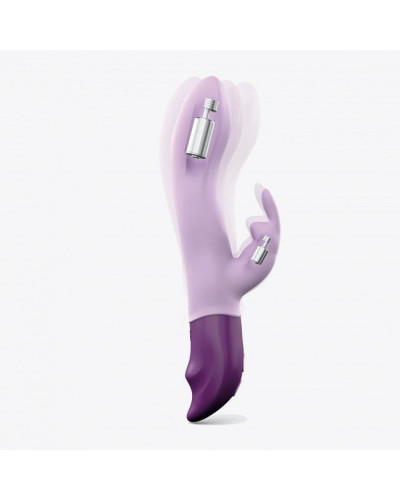 Вібратор-кролик Love To Love Hello Rabbit Violet з гнучким стовбуром і стимуляцією точки G, 2 мотори - Фото №2