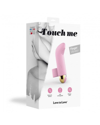 Вібратор на палець Love To Love TOUCH ME ROSE, який перезаряджається, потужний мотор - Фото №4