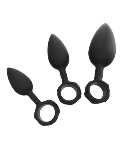 Набір анальних пробок Bathmate Anal Training Plugs, діаметр 2,5 см - 3,1см - 3,8см - Фото №1