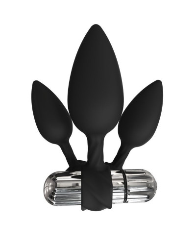 Набор анальных вибропробок Bathmate Anal Training Plugs VIBE, диаметр 2,5см - 3,1см - 3,8см - Фото №2