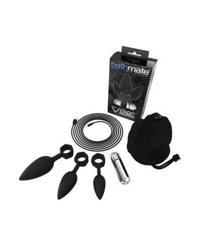 Набор анальных вибропробок Bathmate Anal Training Plugs VIBE, диаметр 2,5см - 3,1см - 3,8см - Фото №4
