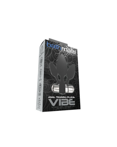 Набор анальных вибропробок Bathmate Anal Training Plugs VIBE, диаметр 2,5см - 3,1см - 3,8см - Фото №5