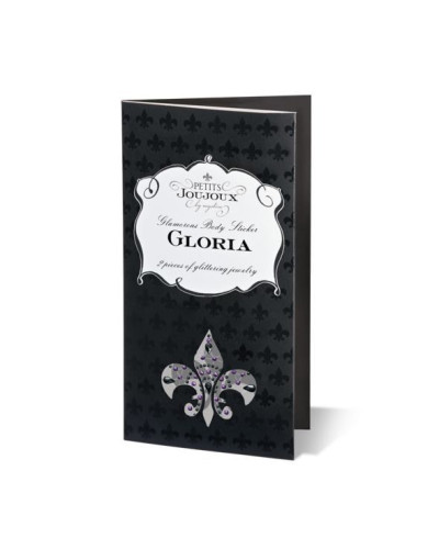Пестіс з кристалів Petits Joujoux Gloria set of 2 - Black, прикраса на груди - Фото №2