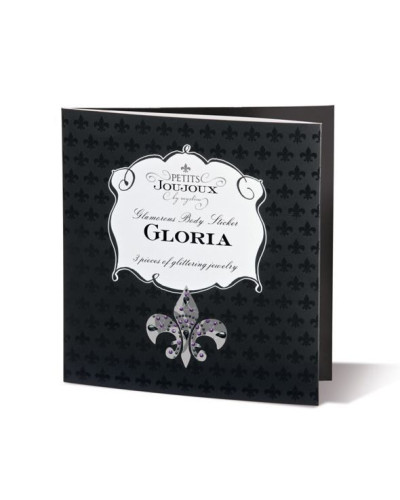 Пестіс з кристалів Petits Joujoux Gloria set of 3 - Red, прикраса на груди та вульву - Фото №2