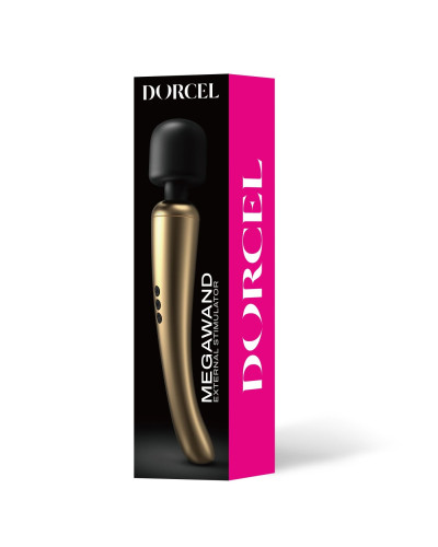 Потужний вібромасажер Dorcel Megawand Gold який перезаряджається, 160 режимів - Фото №4