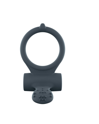 Эрекционное кольцо Dorcel Power Clit Plus с вибрацией, перезаряжаемое, с язычком со щеточкой - Фото №2