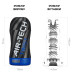 Мастурбатор Tenga Air-Tech Twist Ripple Blue зі змінною тугістю обхвату, ефект глибокого мінету - Фото №2
