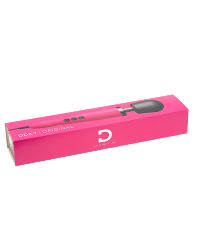 Вибромассажер DOXY Original Pink, очень мощный, питание 220В, пульсирующие вибрации - Фото №6