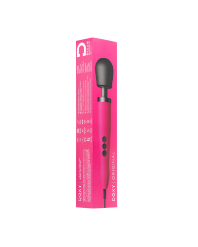 Вибромассажер DOXY Original Pink, очень мощный, питание 220В, пульсирующие вибрации - Фото №7