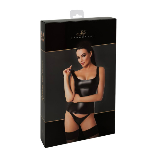 Топ Noir Handmade F346 Powerwetlook top - S