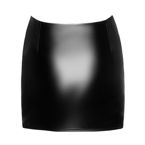 Юбка Noir Handmade F345 Powerwetlook skirt with garter - XL