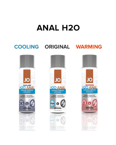 Анальна змазка JO ANAL H2O — WARMING (60 мл) розігрівальна, на водній основі - Фото №5