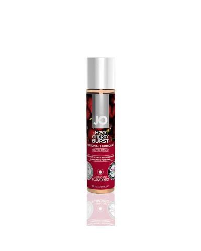 Смазка на водной основе JO H2O — Cherry Burst (30 мл) без сахара, растительный глицерин - Фото №1