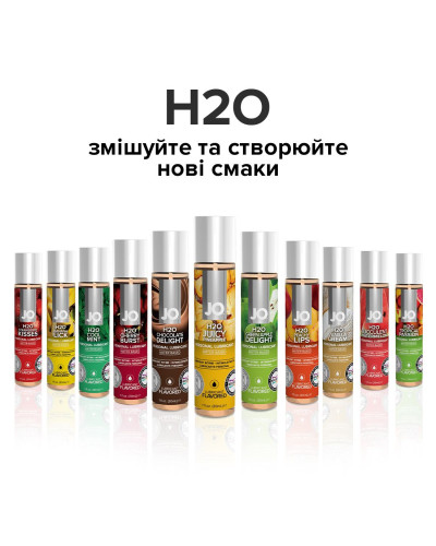 Змазка на водній основі JO H2O — Juicy Pineapple (30 мл) без цукру, рослинний гліцерин - Фото №5