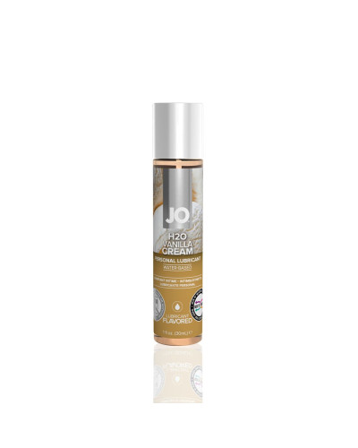 Змазка на водній основі JO H2O — Vanilla Cream (30 мл) без цукру, рослинний гліцерин - Фото №1